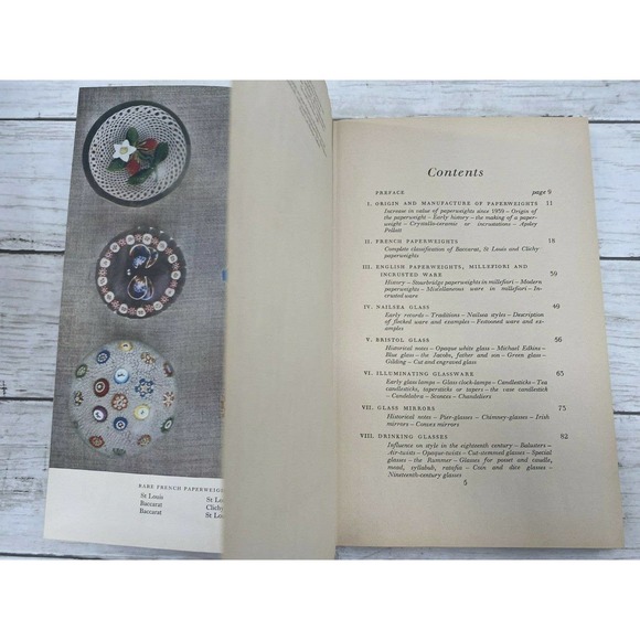 Vintage Paperweights and Other Glass Curiosities E.M Elville 1967 First Edition - Picture 6 of 11
